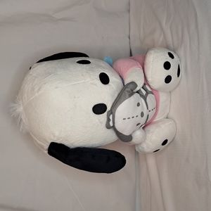 Sanrio Pochacco Holding Plushie from Japan.